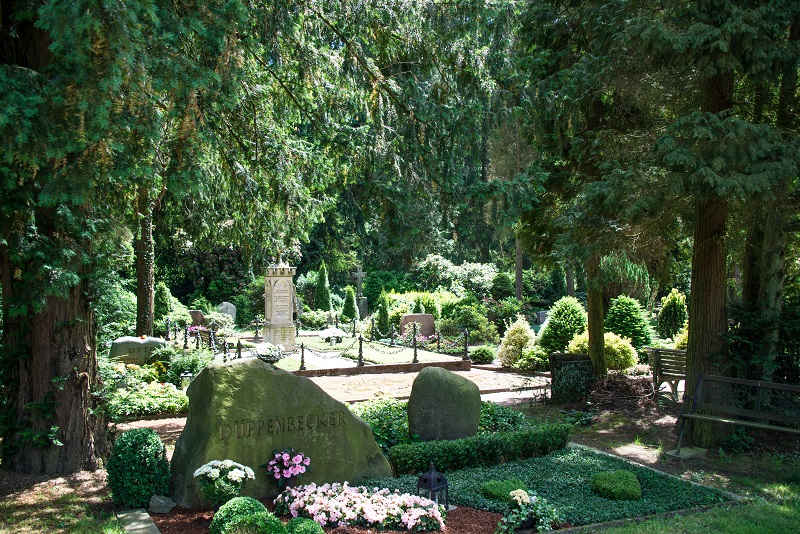 Friedhof Linnep Grabstein